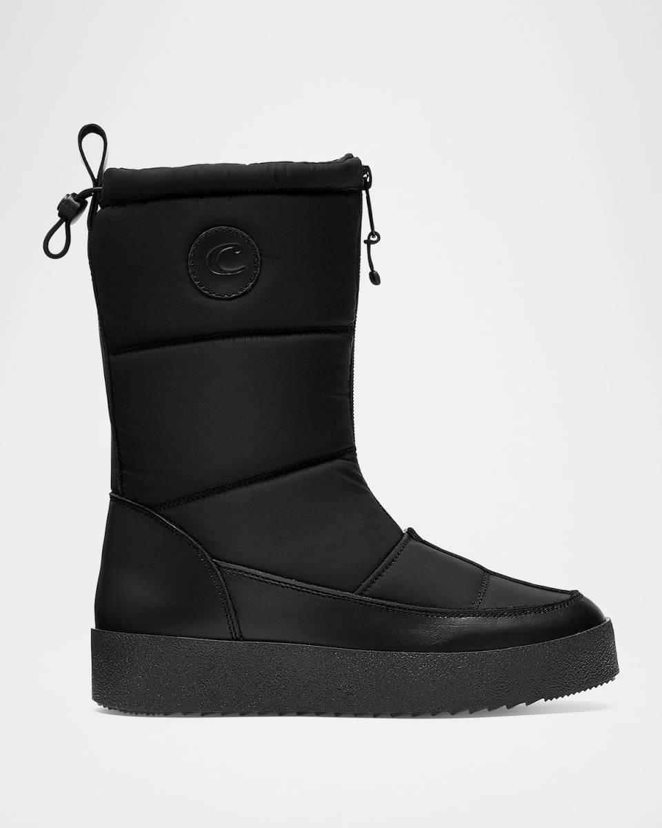 Eliza Water-Resistant Nylon Snow Boots